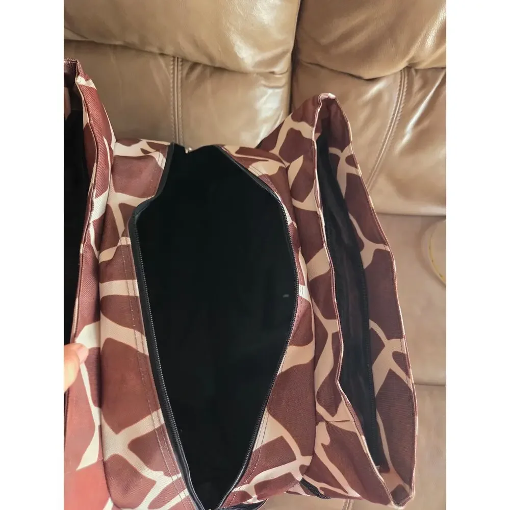 TRAVEL TREND Giraffe print travel tote bag 18